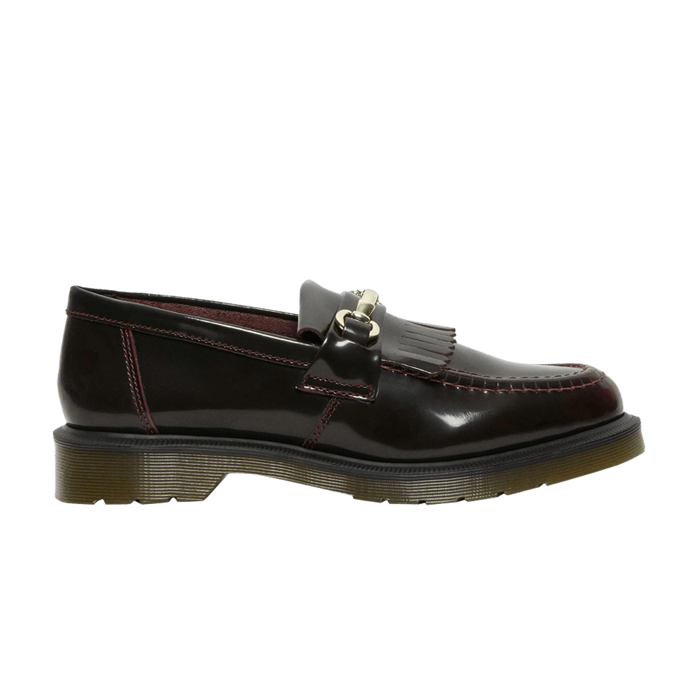 Men's Adrian Snaffle Smooth Leather Kiltie Loafer 'Cherry Red Arcadia'