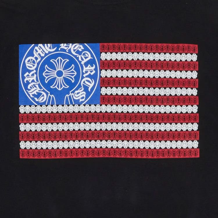 Chrome Hearts American Flag T-Shirt Black