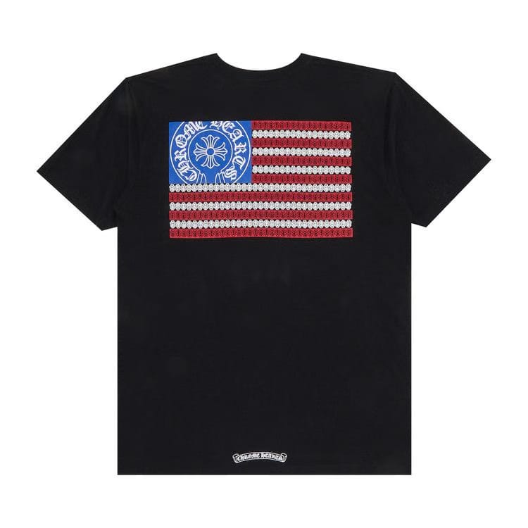 Chrome Hearts American Flag T-Shirt Black