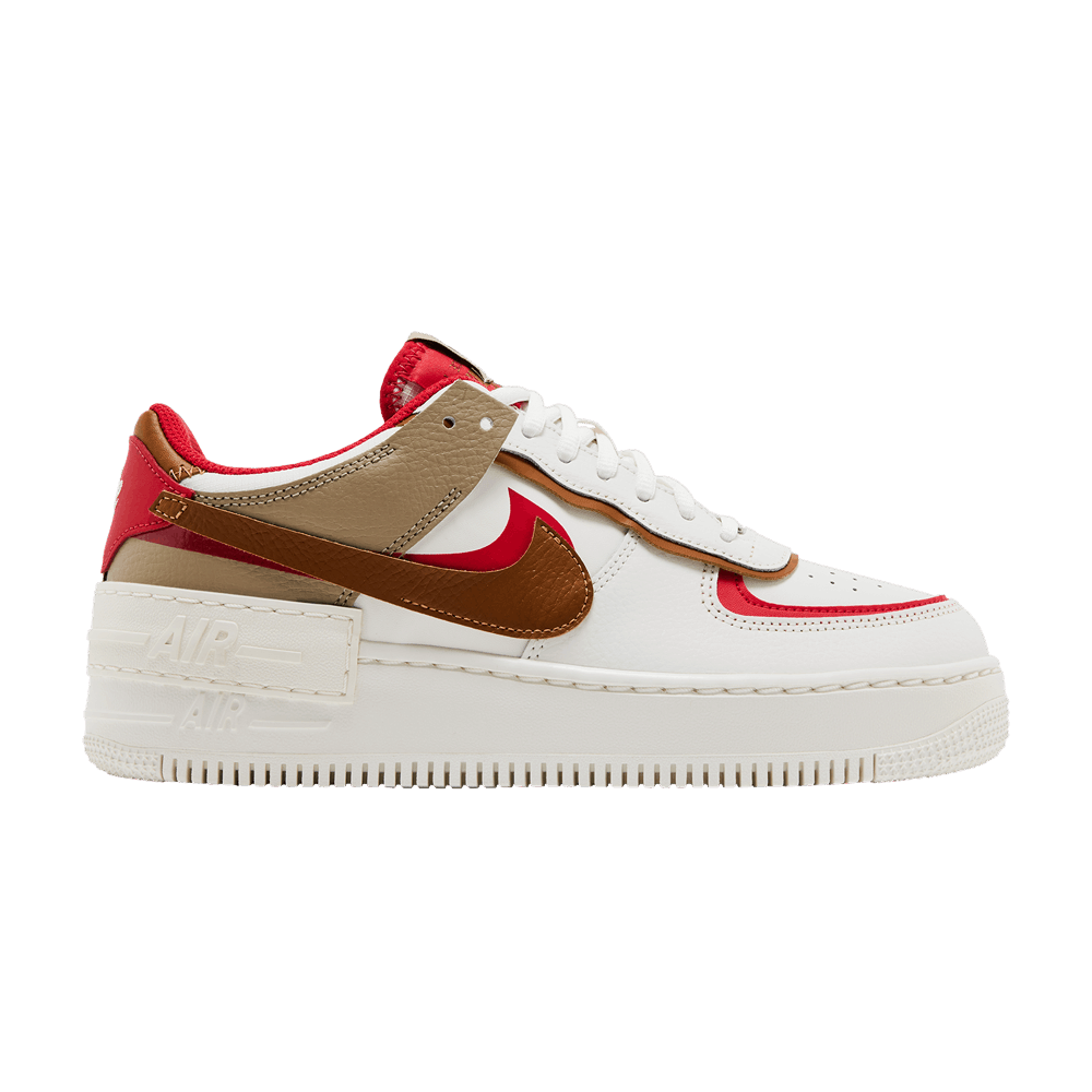 Women's Air Force 1 Shadow 'Phantom Fire Red Khaki'