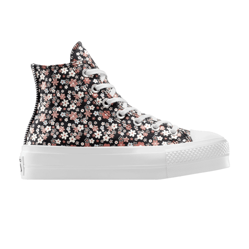 Women's Chuck Taylor All Star Lift Platform High 'Petite Petals - Total Eclipse'