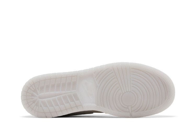 Air Jordan 1 Mid SE GS 'Summit White Metallic Silver'