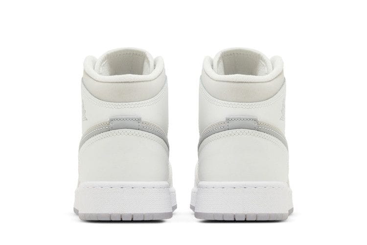 Air Jordan 1 Mid SE GS 'Summit White Metallic Silver'