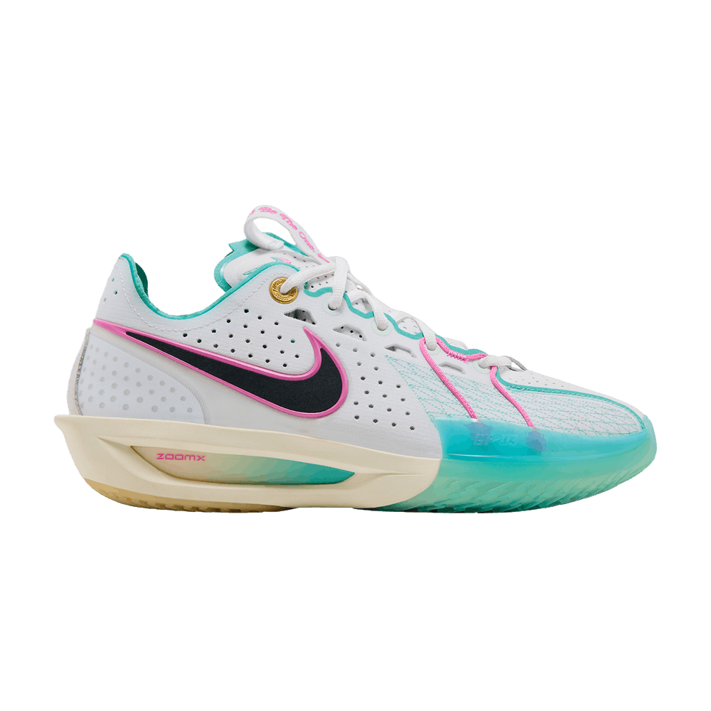 Men's Air Zoom GT Cut 3 EP 'White Teal Playful Pink'