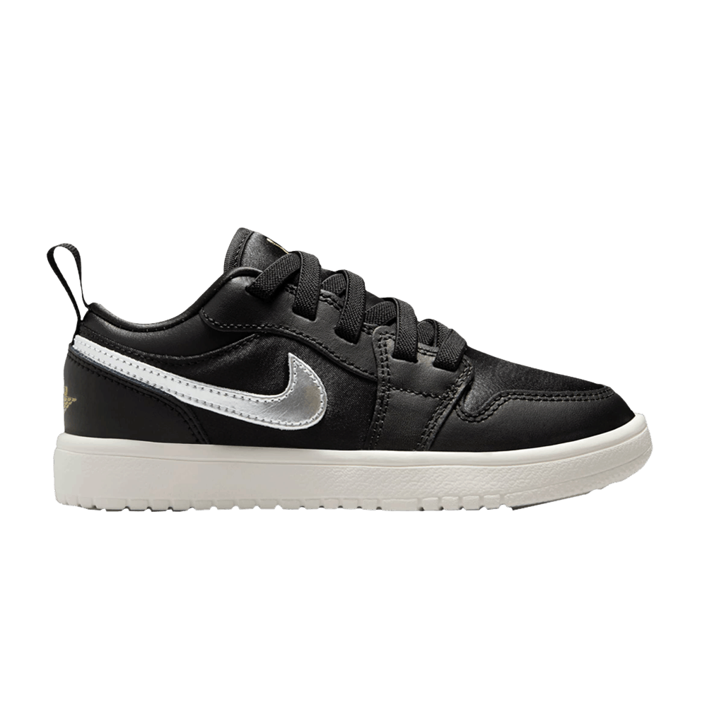 Air Jordan 1 Low ALT SE PS 'Black Metallic Silver'
