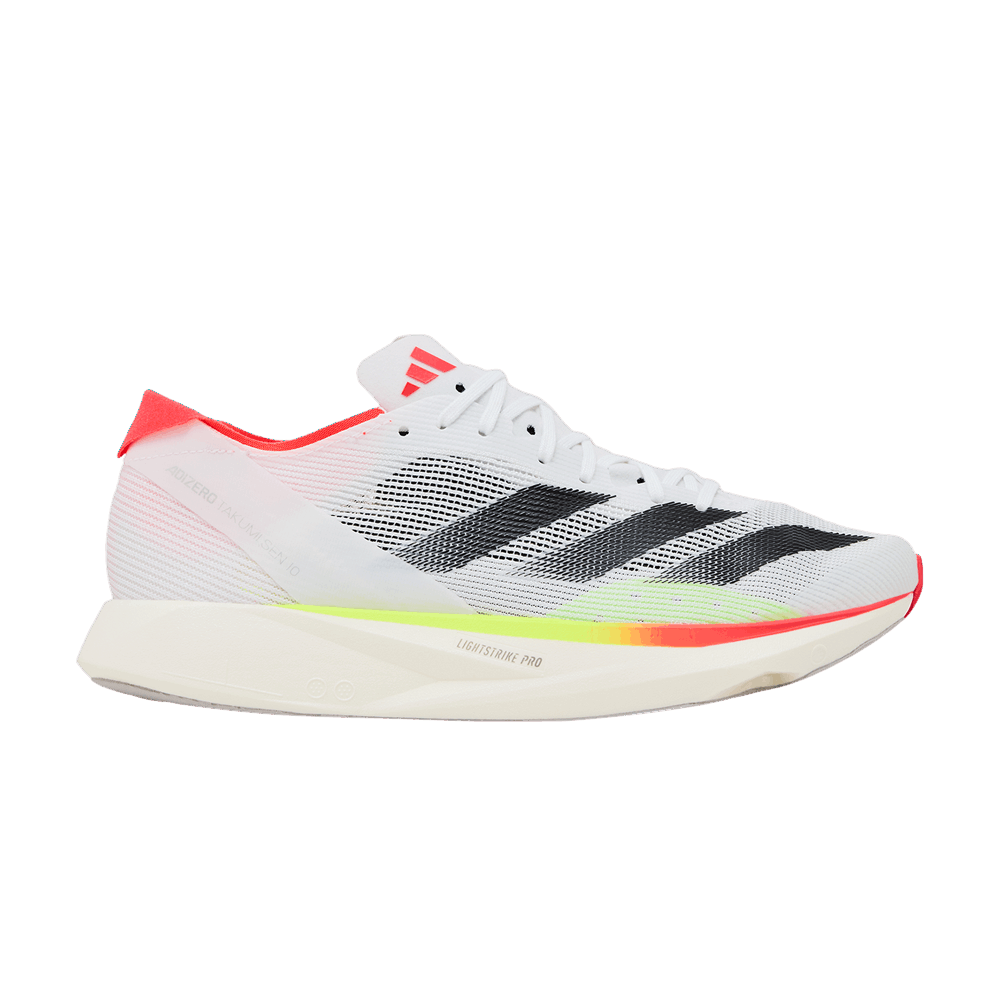 Men's Adizero Takumi Sen 10 'White Black Lucid Red'