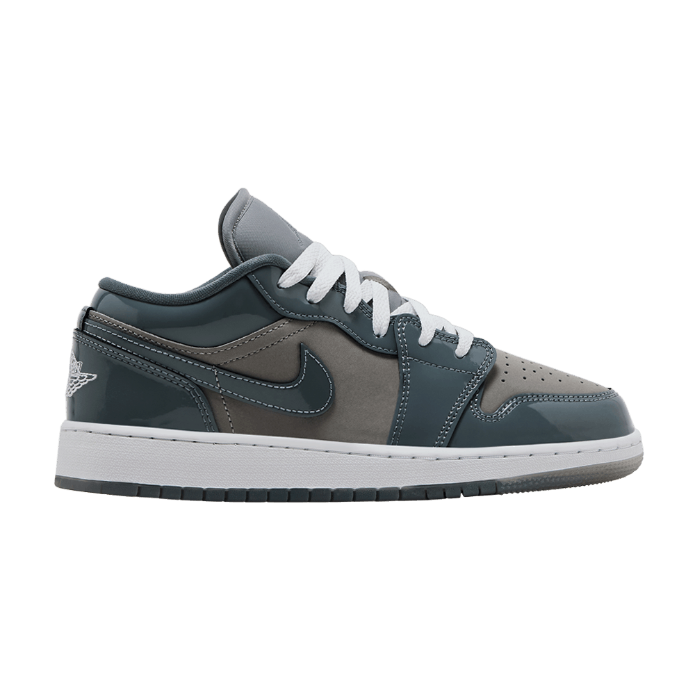 Air Jordan 1 Low GS 'Patent Cool Grey'