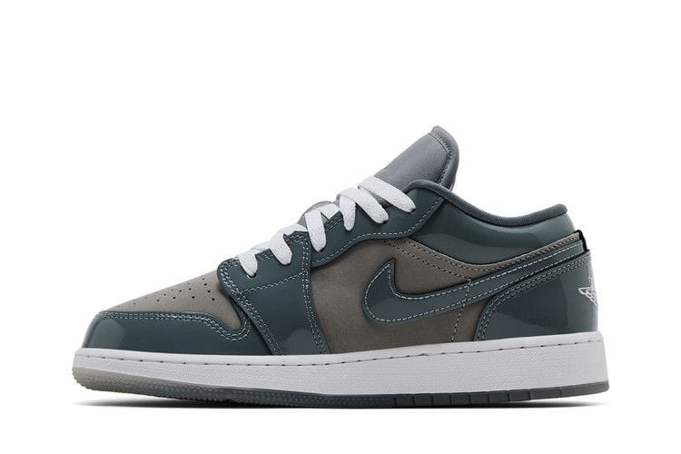 Air Jordan 1 Low GS 'Patent Cool Grey'
