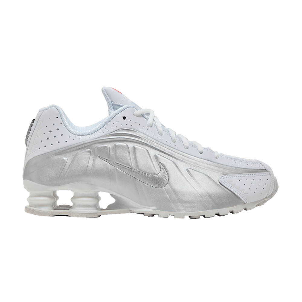 Men's Shox R4 'White Metallic Silver' 2024