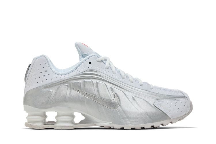 Men's Shox R4 'White Metallic Silver' 2024