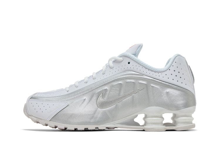 Men's Shox R4 'White Metallic Silver' 2024