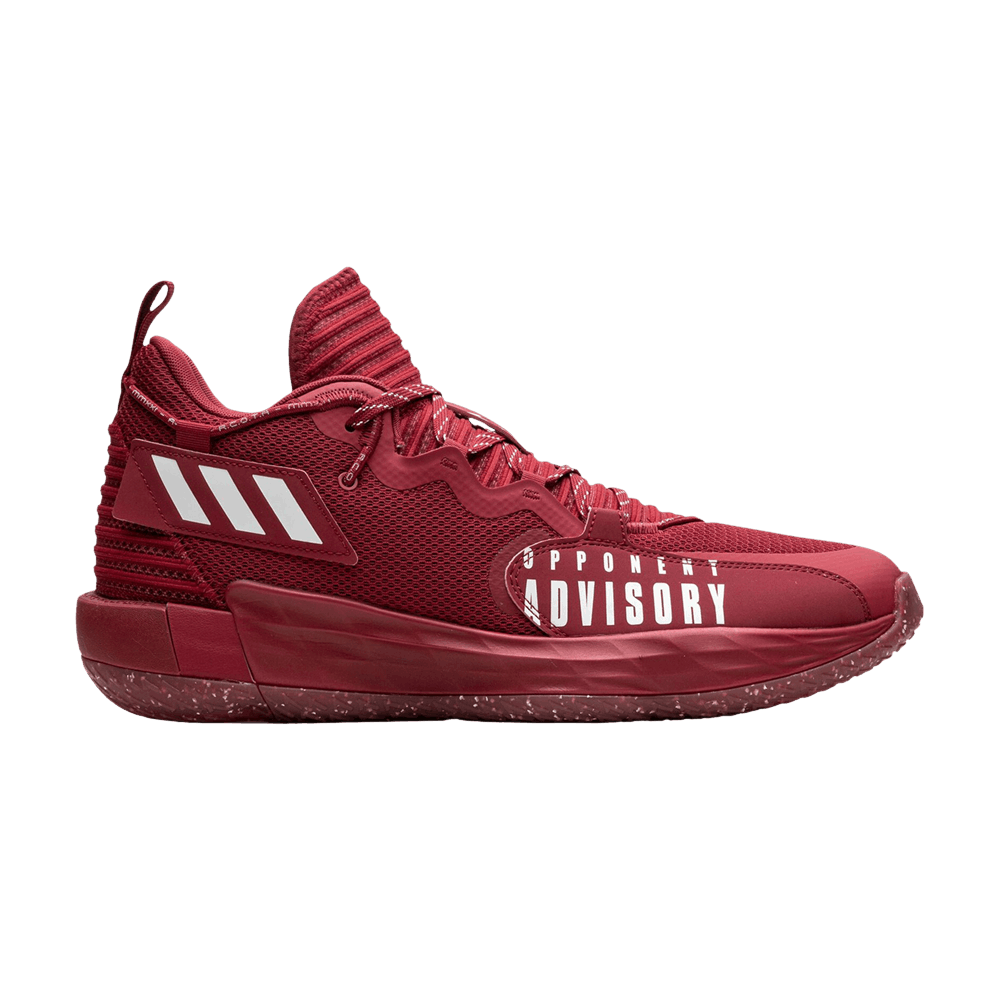 Men's Dame 7 EXTPLY 'Opponent Advisory - Team College Burgundy'