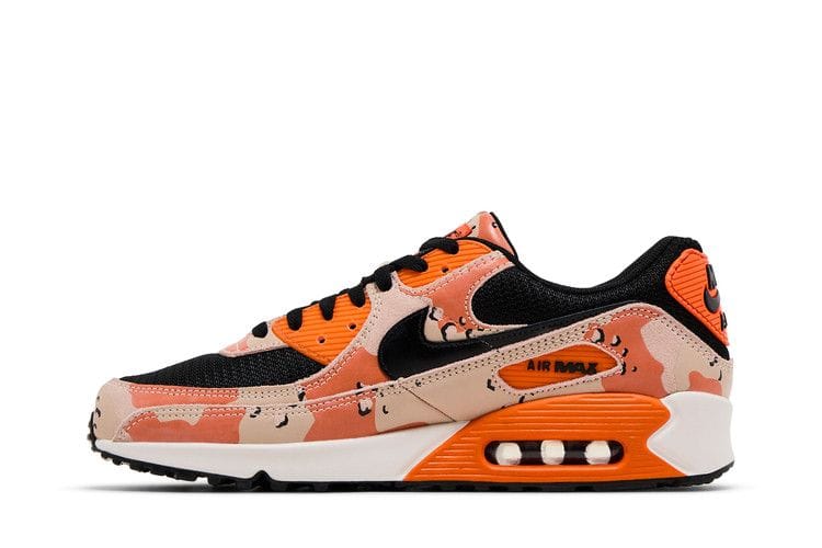 Men's Air Max 90 Premium 'Camo Pack - Bio Beige Safety Orange'