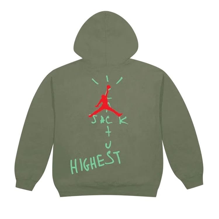 Cactus Jack by Travis Scott x Air Jordan Highest Hoodie Green