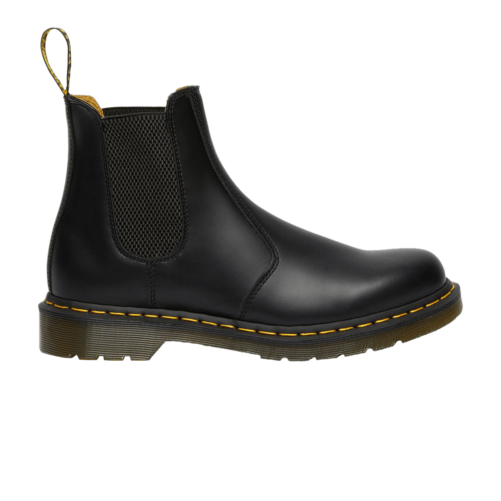 Men's 2976 Yellow Stitch Smooth Leather Chelsea Boot 'Black'