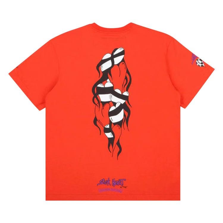 Chrome Hearts Matty Boy Sick Heart T-Shirt Red