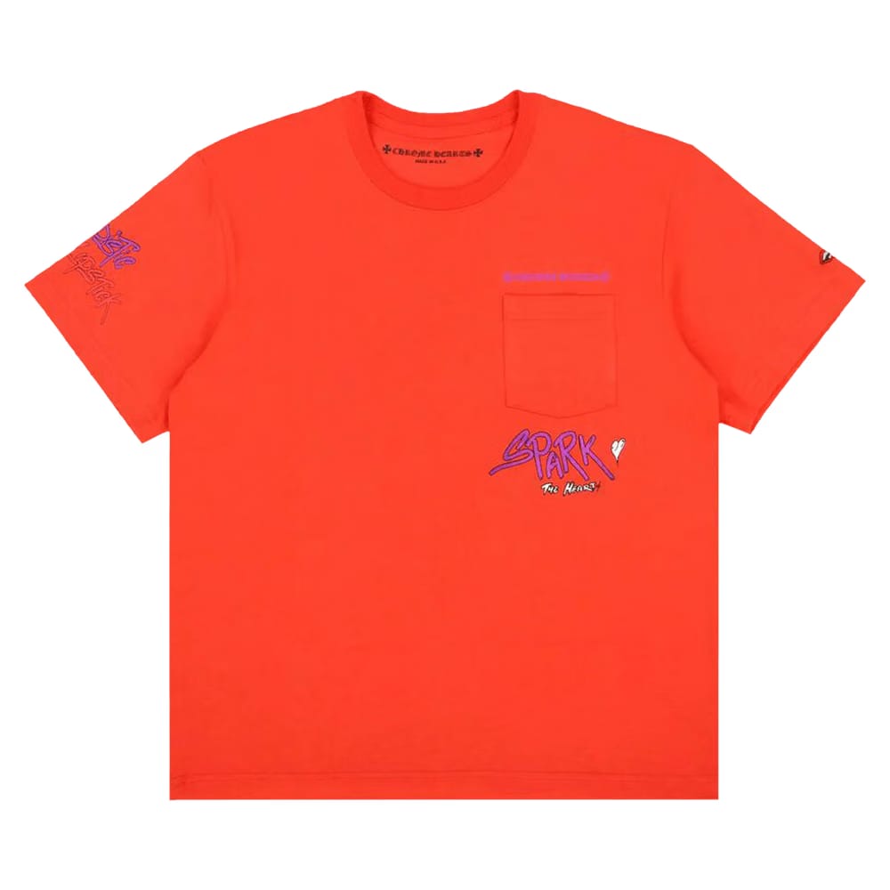 Chrome Hearts Matty Boy Sick Heart T-Shirt Red