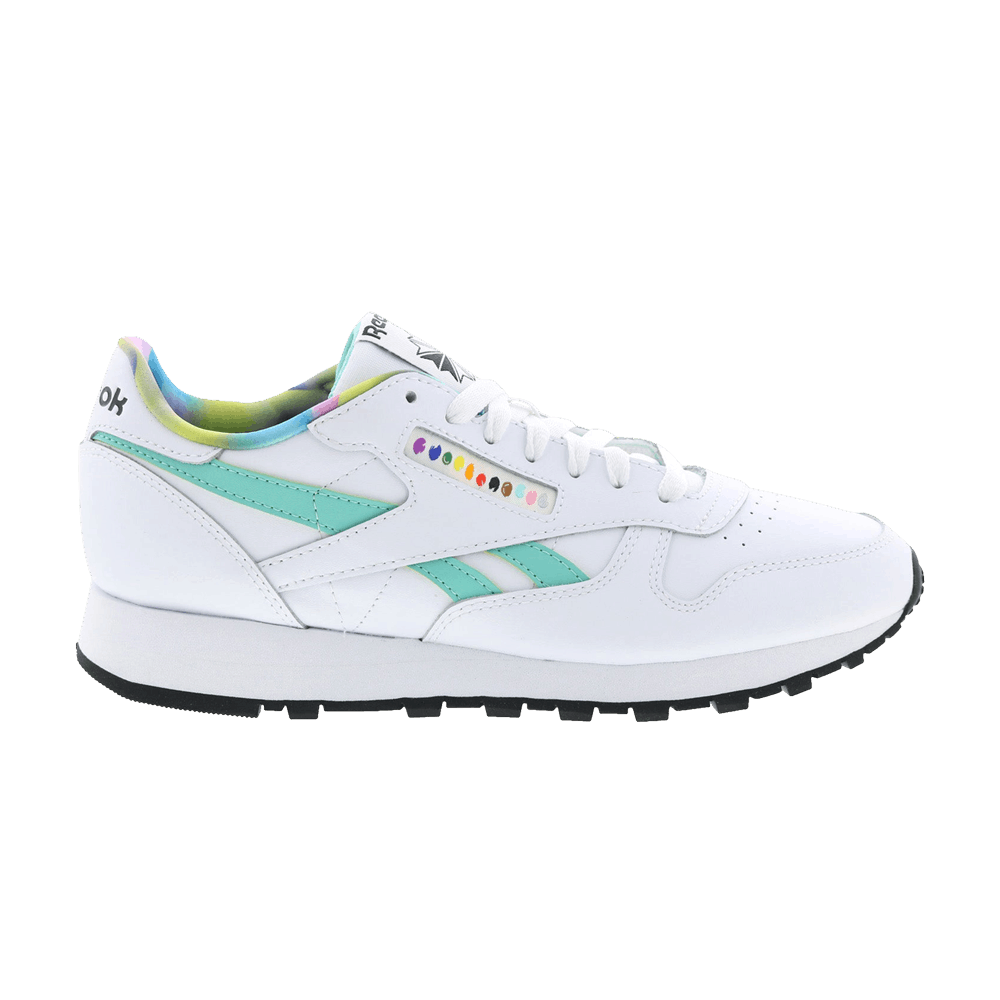 Men's Classic Leather 'White Semi Classic Teal'