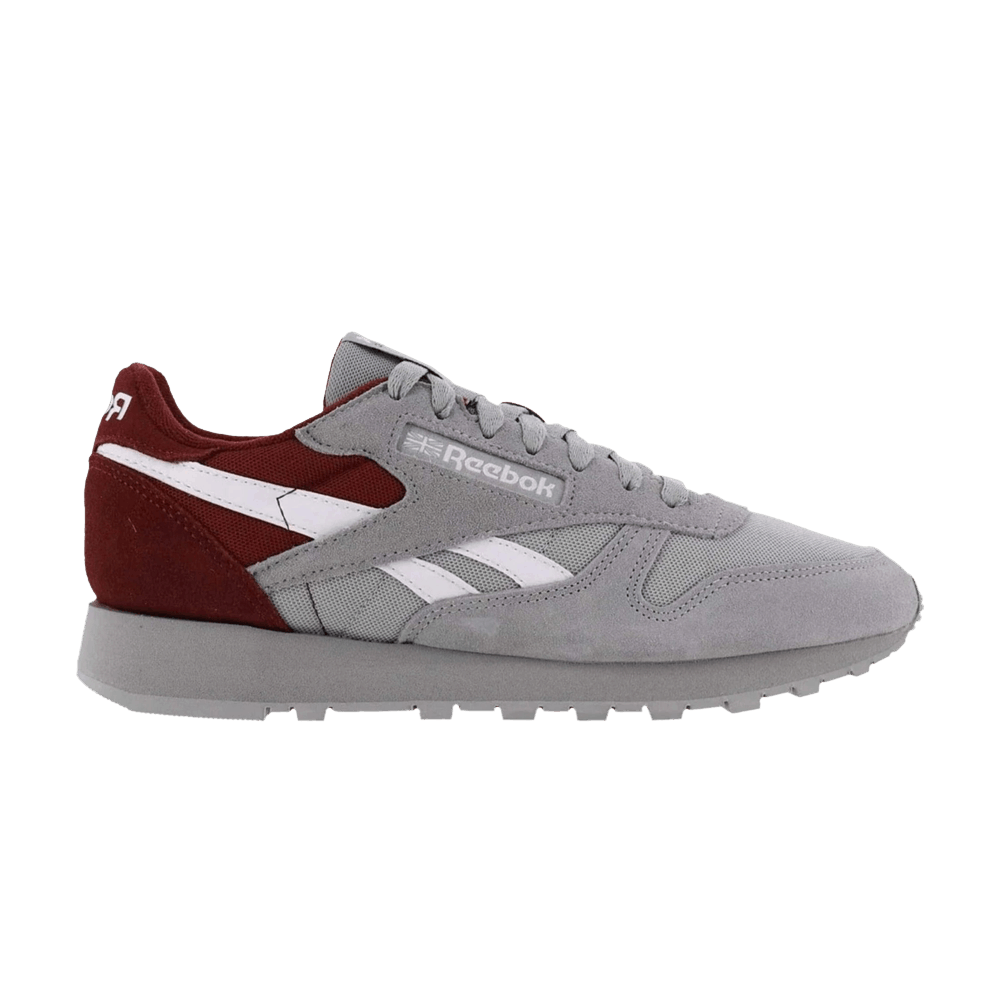 Men's Classic Leather 'Pure Grey Classic Burgundy'