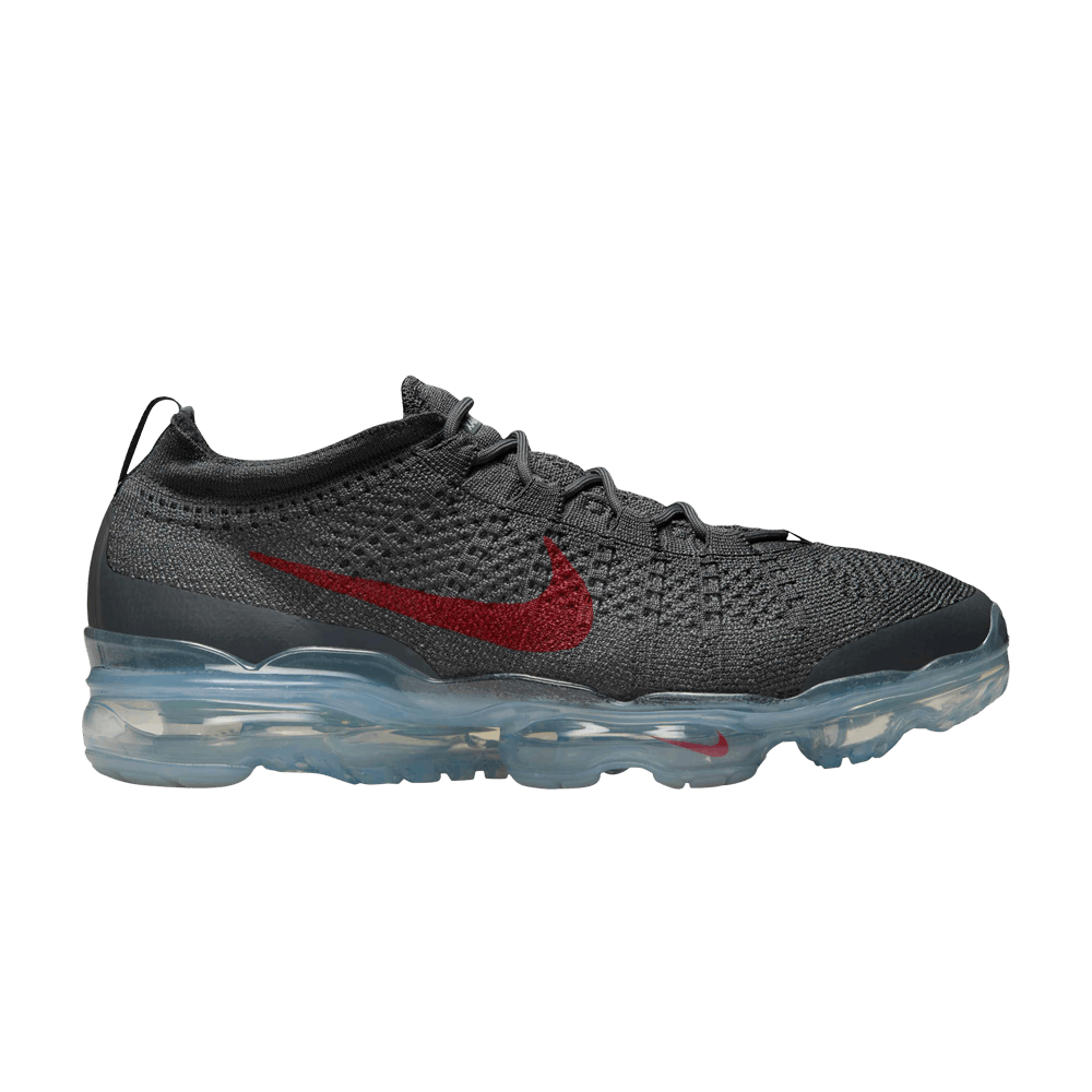 Men's Air VaporMax 2023 Flyknit 'Dark Grey Gym Red'