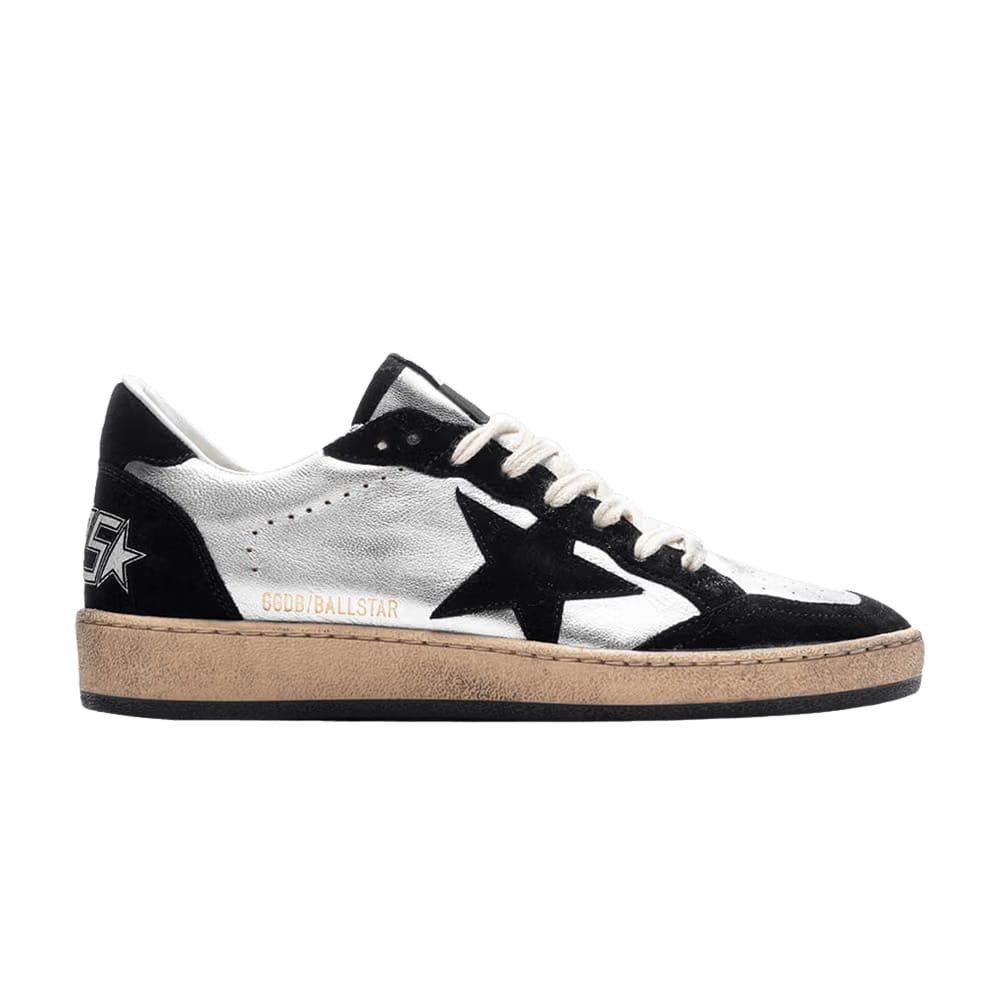 Golden Goose Wmns Ball Star 'Silver Black'