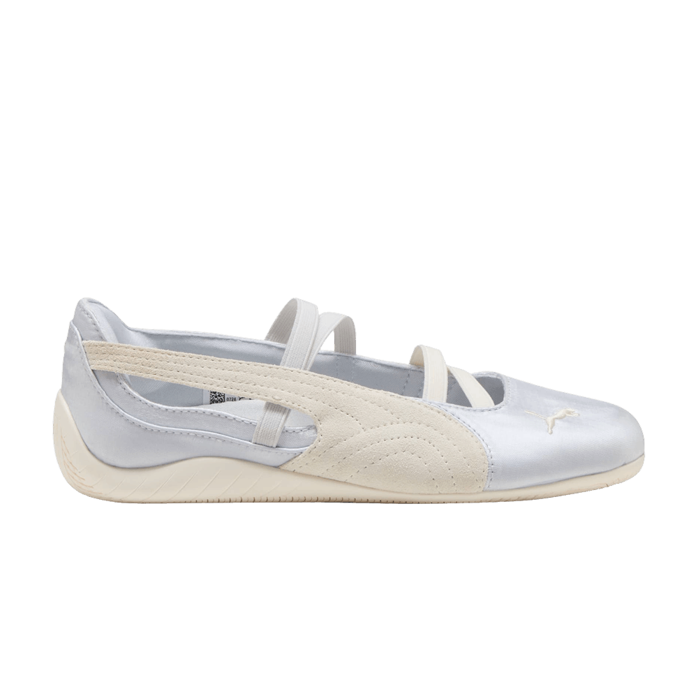Women's Speedcat Ballet Satin 'Silver Mist Warm White'