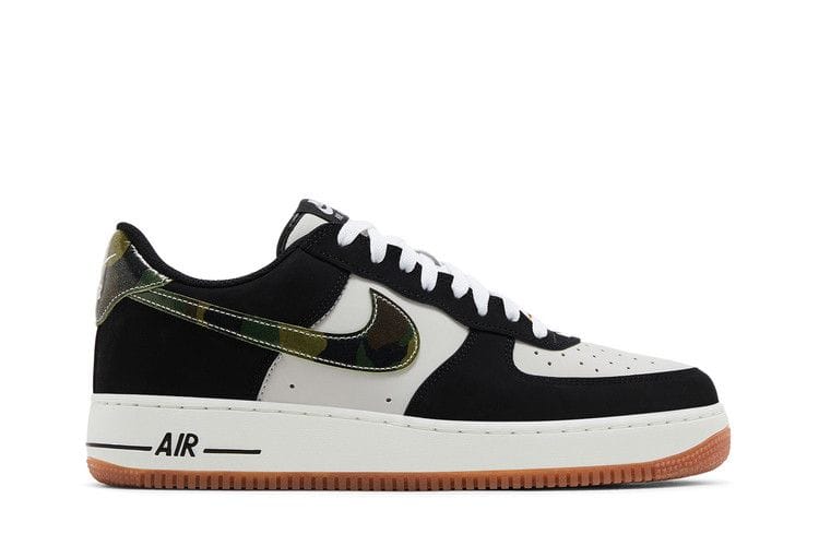 Men's Air Force 1 Low 'Black Patent Camo Swoosh'