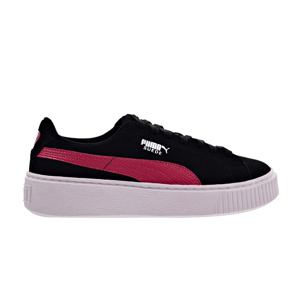 Suede Platform Jr 'Snake - Black Love Potion'