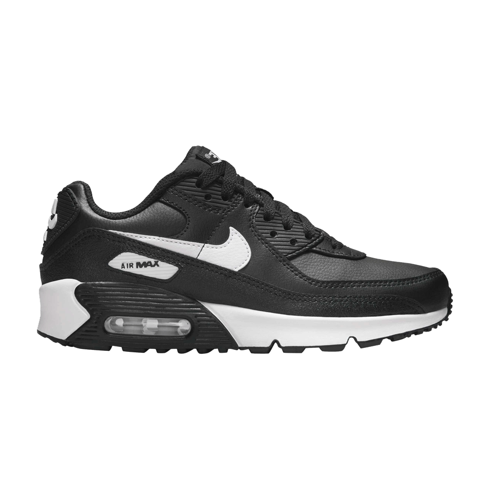 Air Max 90 Leather GS 'Black White'