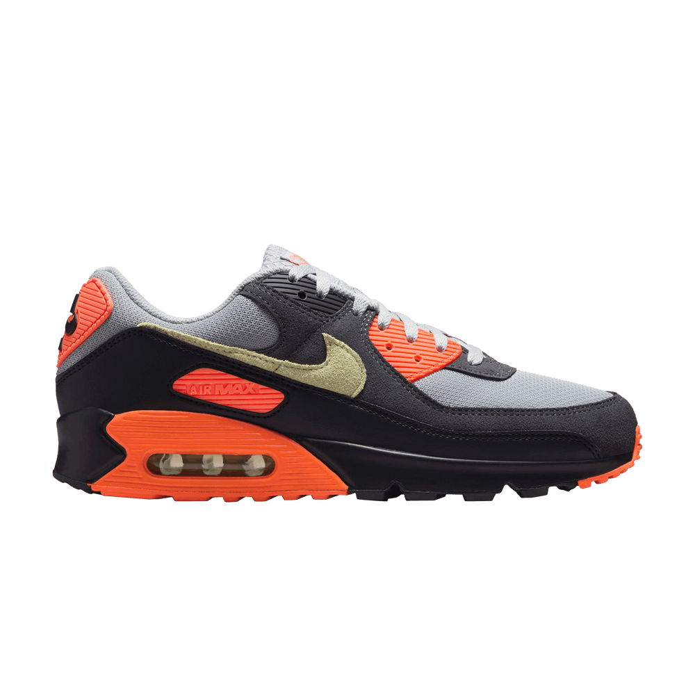 Men's Air Max 90 'Smoke Grey Hyper Crimson'