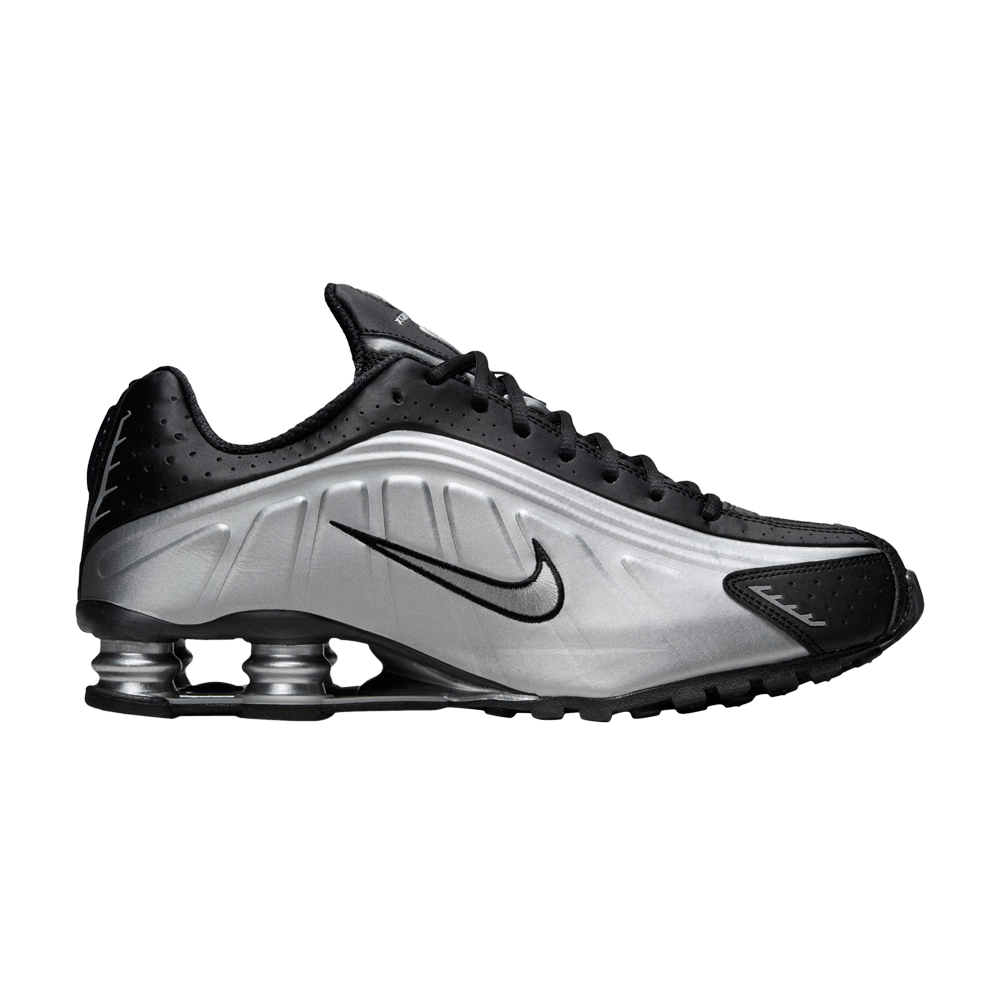 Men's Shox R4 'Metallic Silver Black'