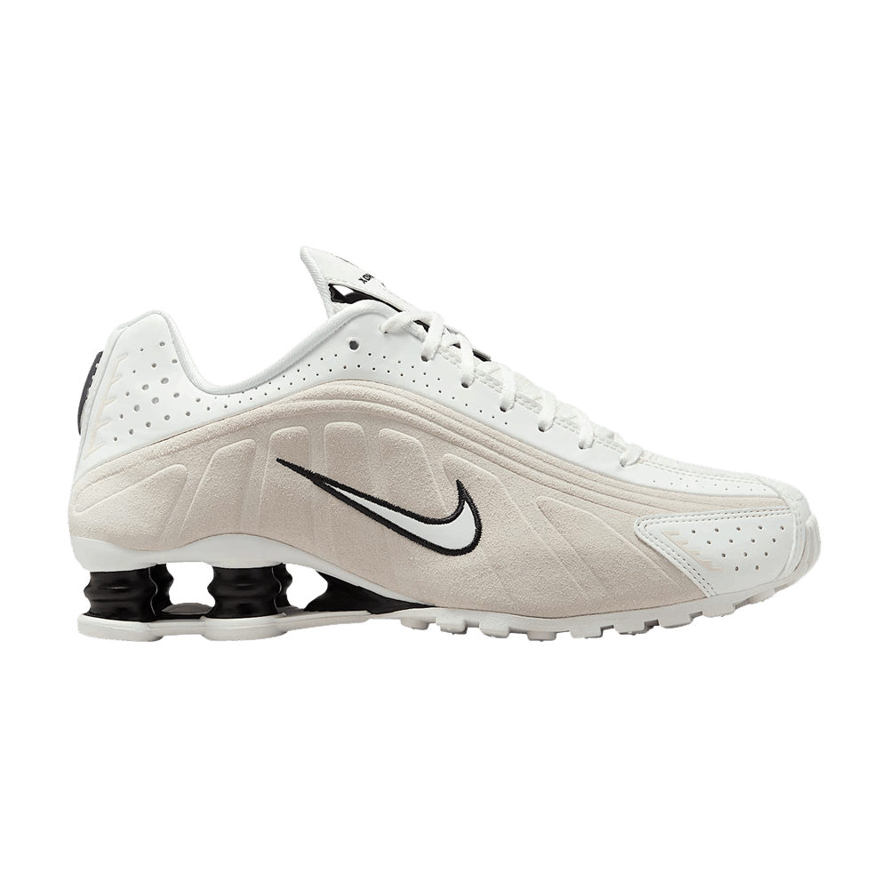 Women's Shox R4 'Summit White Light Orewood Brown'