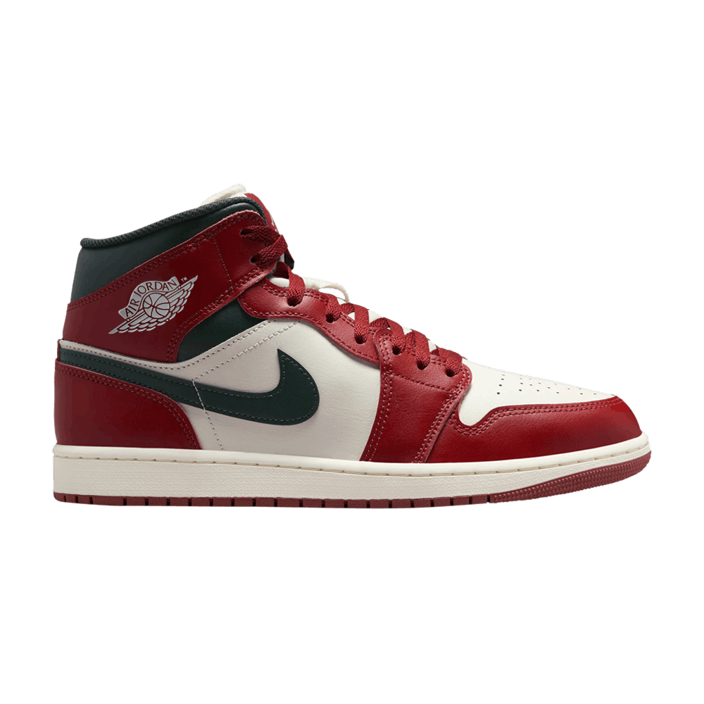 Men's Air Jordan 1 Mid 'Redstone Midnight Green'