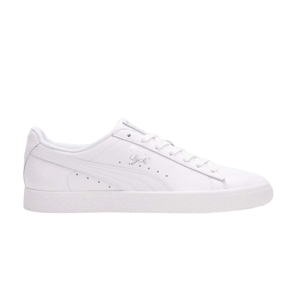 Clyde Core Leather Foil Jr 'White'
