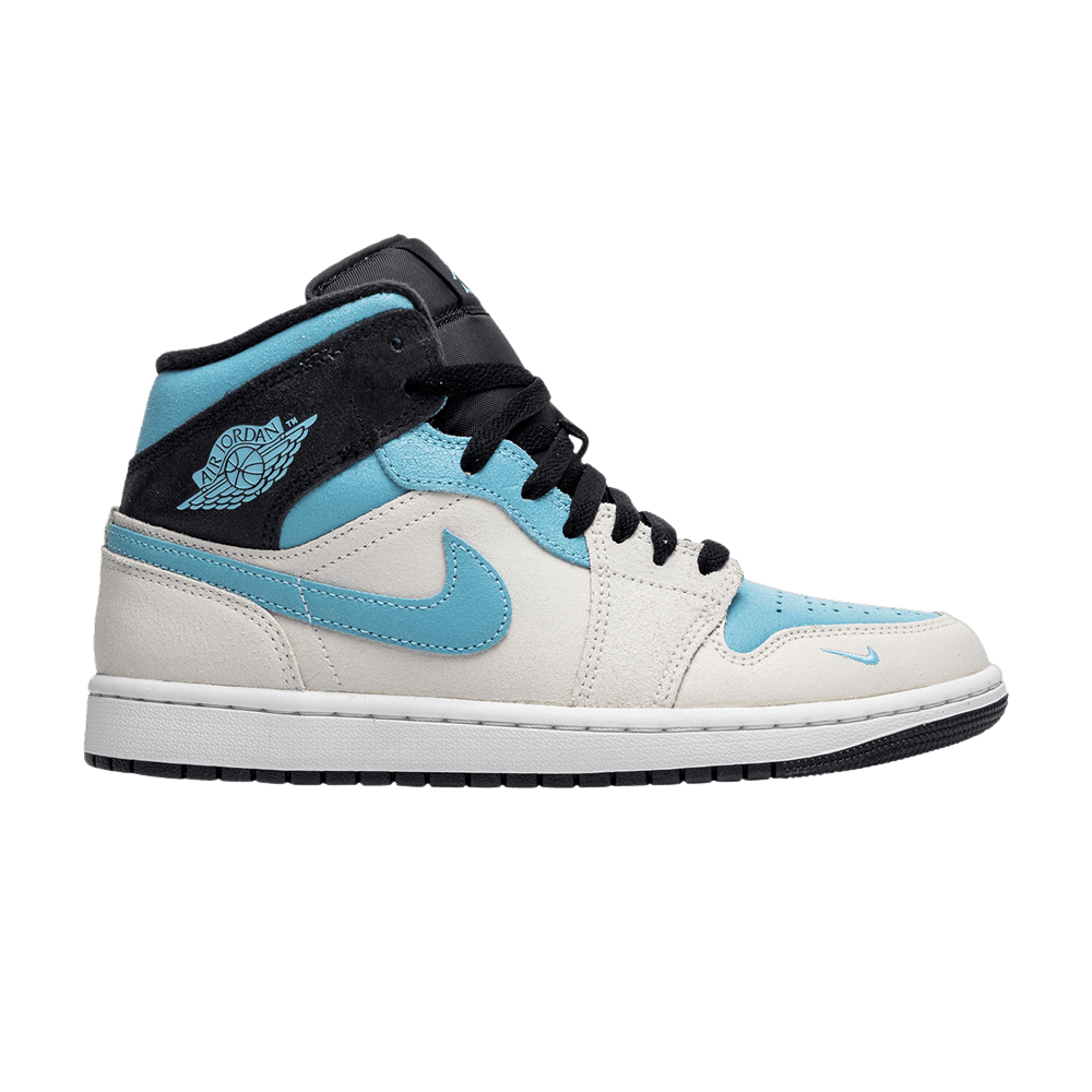 Men's Air Jordan 1 Mid SE 'Summit White Blue Chill'
