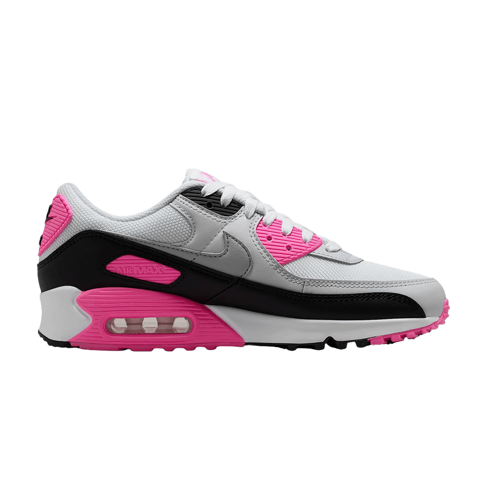 Women's Air Max 90 'White Pink Glow Black'