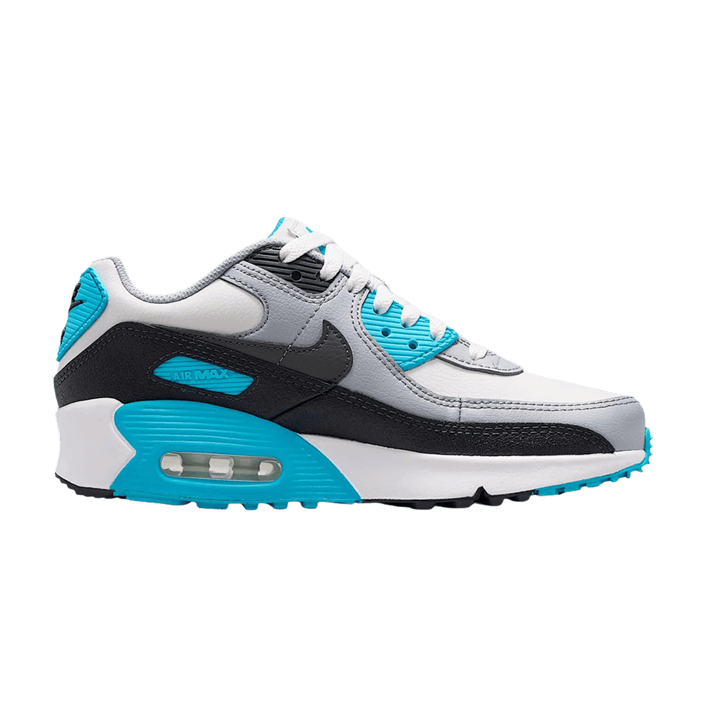 Air Max 90 LTR GS 'Platinum Tint Blue Lightning'