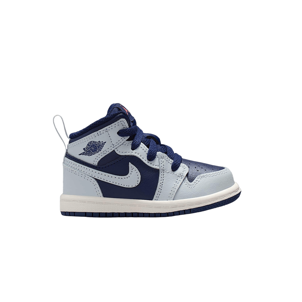 Air Jordan 1 Mid TD 'Blue Void/Summit White/Hot Lava/Pure Platinum'