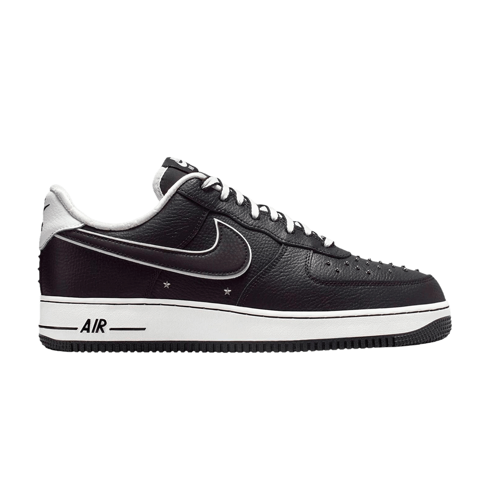 Men's Air Force 1 '07 Premium 'Black White Metallic Dark Grey'