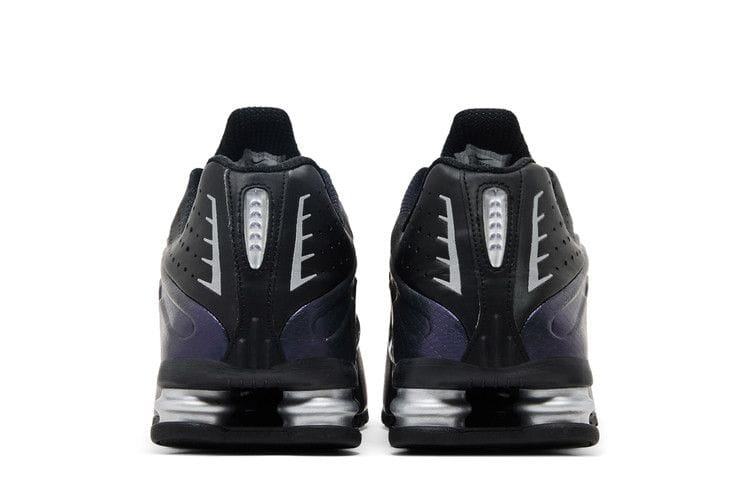 Men's Shox R4 'Black Metallic Silver Purple Dynasty'