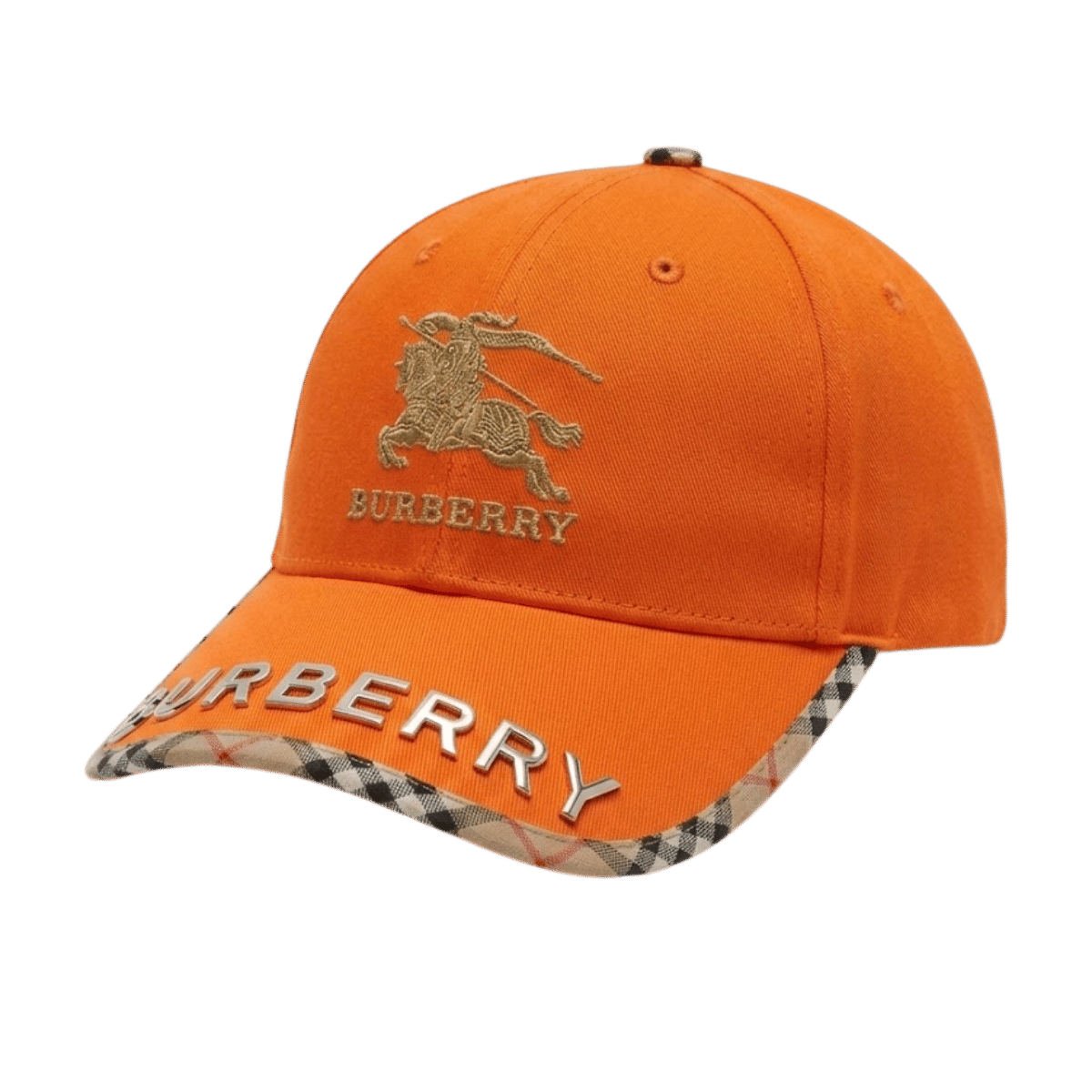 Burberry Orange Baseball Cap