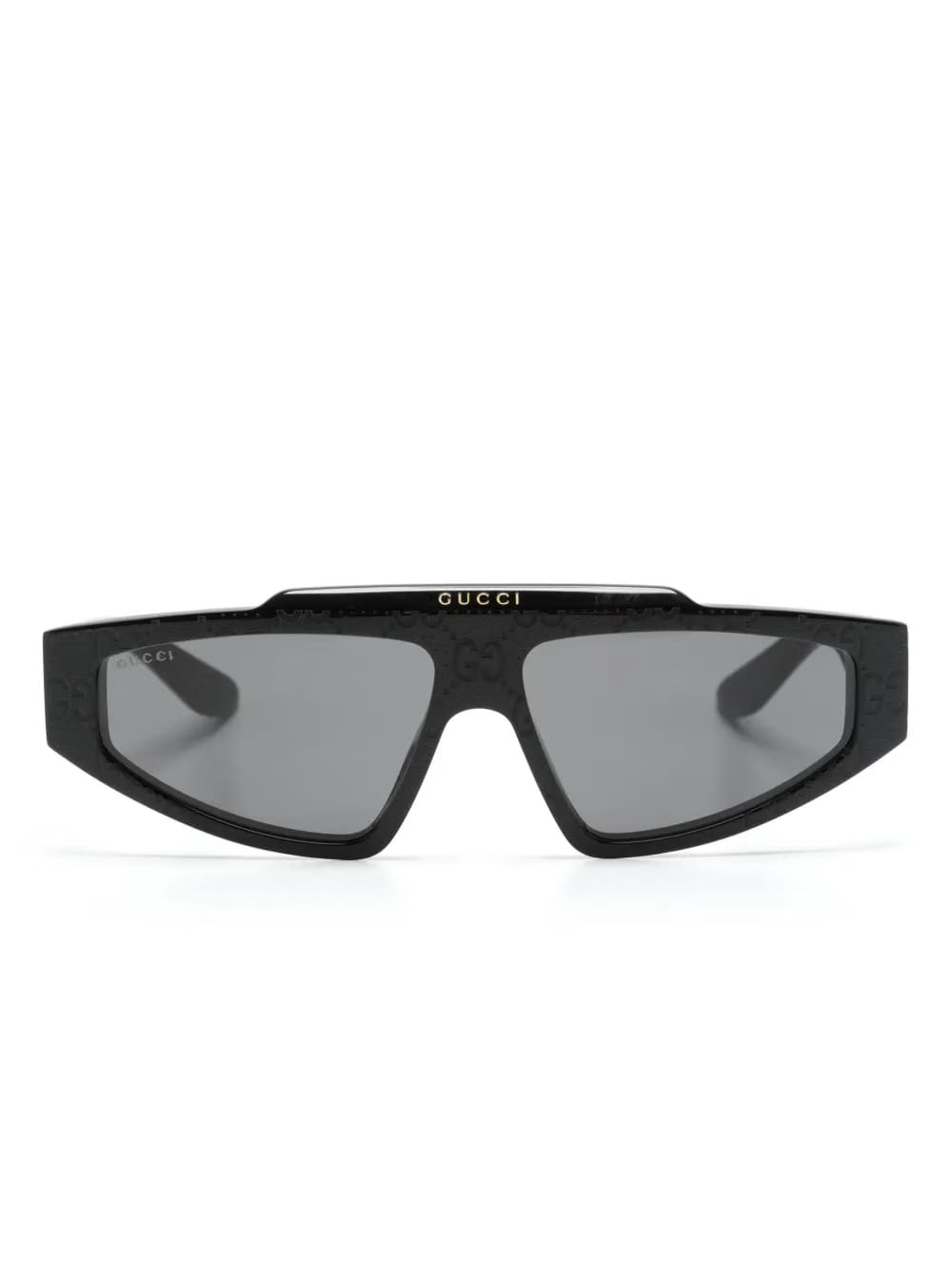 GG-supreme geometric-frame sunglasses