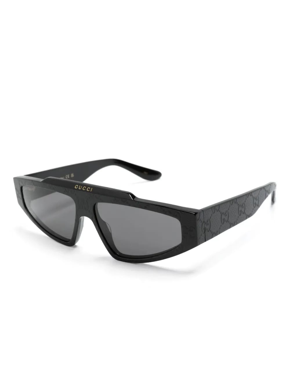 GG-supreme geometric-frame sunglasses