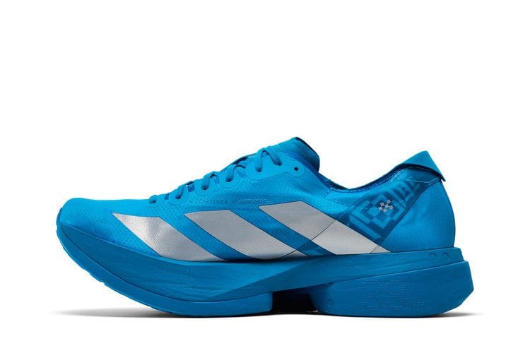 Men's Adizero Adios Pro 4 'Solar Blue Silver Metallic Lucid Red'