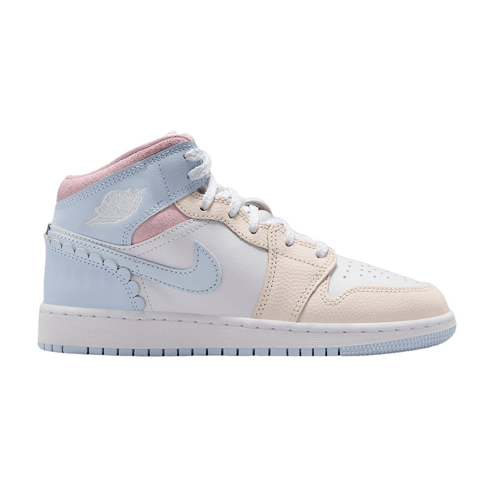 Air Jordan 1 Mid SE GS 'Half Blue'
