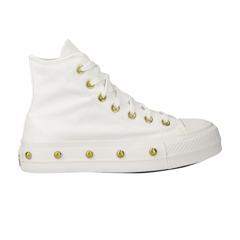 Women's Chuck Taylor All Star Studded Lift Platform 'White Gold'