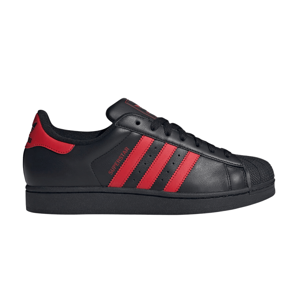 Men's Superstar 2 'Core Black Better Scarlet'