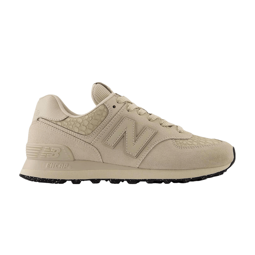 Women's 574 'White Bone Croc'