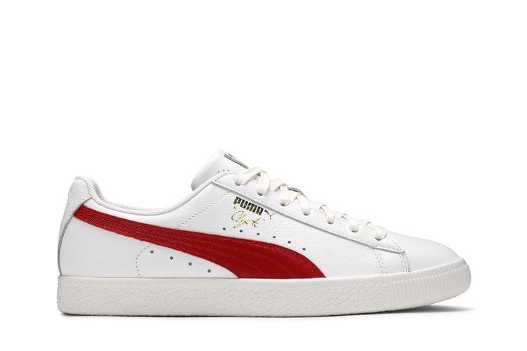 Men's Clyde Core Leather Foil 'White Cherry'