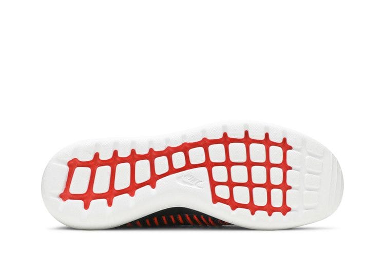 Men's Roshe Two Flyknit 'Black Bright Crimson'